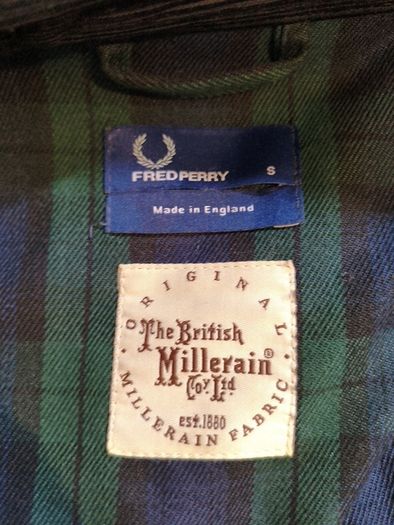 fred Perry wax Harrington