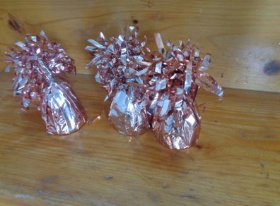 Gold Balloon Weights x 3 for Sale