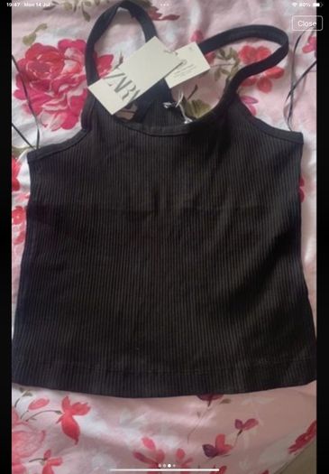 tshirt Bnwt Zara racer back tshirt small