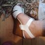 leather  wedge sandals Image 3