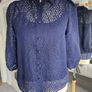 Navy blouse size 14 Image 2