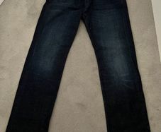 7 For All Mankind - Men's Straight Jeans 33/30 - Navy