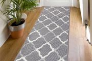 MULTIPLE SIZES AVAILABLE Hallway Runner Grey 50 x 150 cm Runner Rug for Hallway Non Slip Washable Kitchen Runner Rug Door Runner Absorbent Carpet Runners Hallway Runner Rug for Entryway