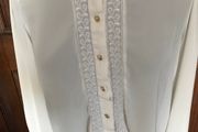 Cream long sleeve Blouse Size 14
