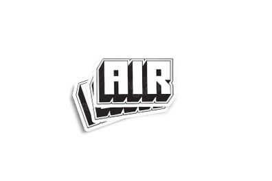 AIR French Band Glossy Sticker 2-Pack