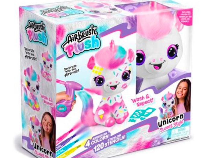 Airbrush plush Unicorn toy