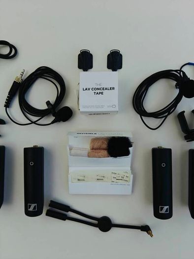 Sennheiser XSW-D Wireless Lavalier Mic Set x 2 ( + EXTRAS!)