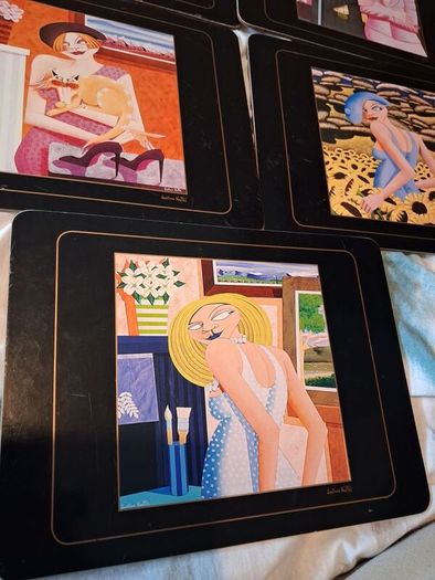 Set of 7 Jonathan Knuttel tablemats