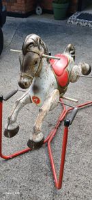 vintage rocking horse.