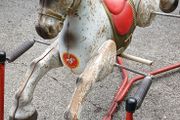 vintage rocking horse.