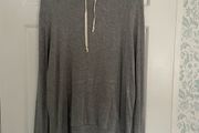 Brand Melville grey slouch hooded sweatshirt one size