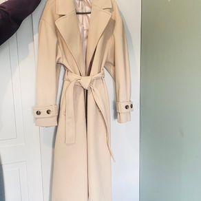 Beautiful Long Beige Coat