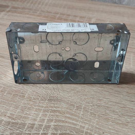 2gang 25mm Metal Box