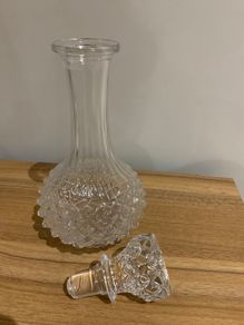 Cut Glass Crystal Decanter