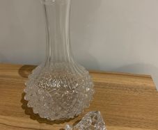 Cut Glass Crystal Decanter