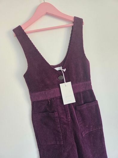 6-7years, Brand-New LeighTucker Purple Corduroy Jumpsuit