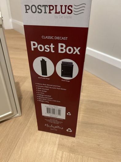 POSTPLUS De Vielle Classic Diecast Post Box