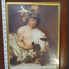 Vintage Bass Brewery Pub Print 'Bacchus' c.1930s