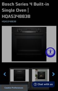 Bosch single oven
