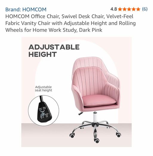 Pink Swivel chair