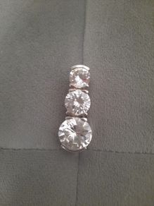 heavy silver pendant