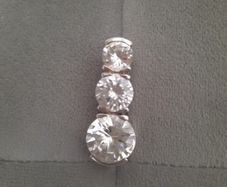 heavy silver pendant