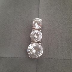 heavy silver pendant