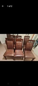 6 kitchen dining chairs in good condition