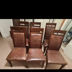 6 kitchen dining chairs in good condition