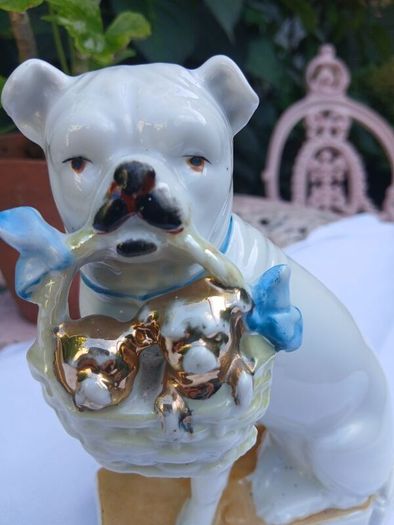 Antique German Pug Dog Ornament