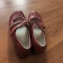 Red Clark's flat shoes Image 3