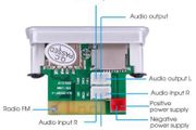 Wireless Bluetooth 5.0 DIY MP3 WMA WAV Decoder Board Car Audio USB TF, 12 V. New.