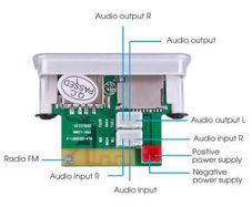 Wireless Bluetooth 5.0 DIY MP3 WMA WAV Decoder Board Car Audio USB TF, 12 V. New.