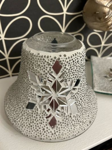 Yankee candle topper & plate