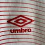 Umbro St Patrick's Athletic FC Training Top White Red Striped Image 3