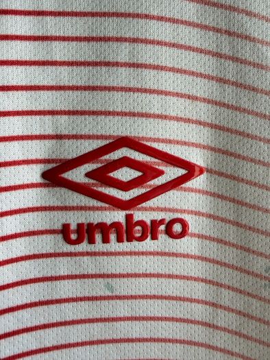 Umbro St Patrick's Athletic FC Training Top White Red Striped
