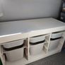 IKEA TROFAST Storage Unit with 6 Boxes  White Image 2