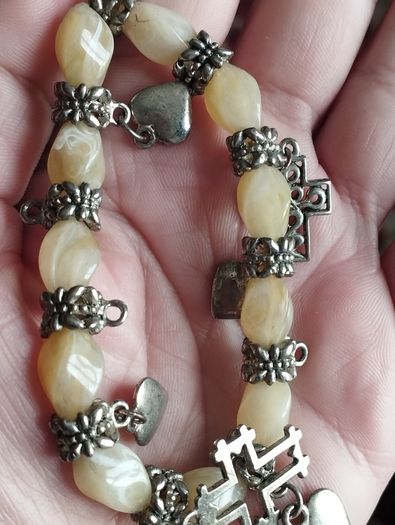 Beautiful religious bracelet.