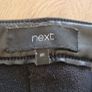 Next Faux Leather Trousers 8-10 Image 4