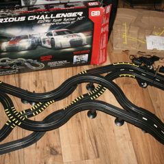 Furious Challenger Road Racing Slot Car Set Electric Powered Kids or Adults Toy (65" long)