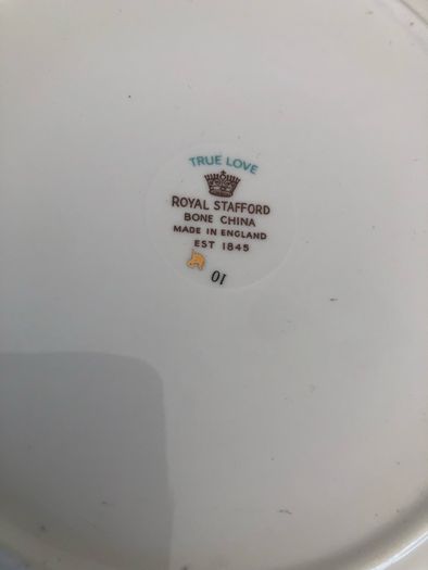 True love cake plate by Royal Stafford