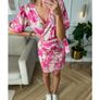 Dress With Pink Beige Flowers Image 8