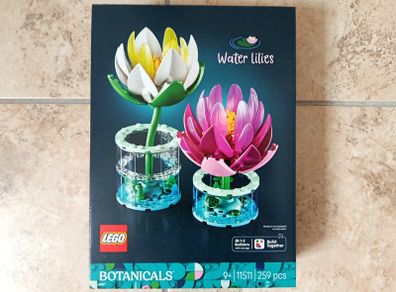 LEGO Botanicals - Water Lilies - White + Pink Lily with Vases 11511 259 pcs New