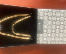 "SOUL" Pearl/Gold Tone Necklace BNIB