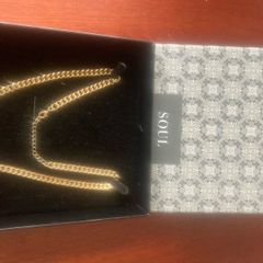 "SOUL" Pearl/Gold Tone Necklace BNIB