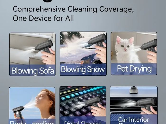 Turbo Jet Air Duster  Cordless Vacuum Cleaner