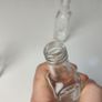 225 - Set of 3 Vintage Cork Distilleries Company Clear Glass Decorative Collectible Whiskey Vodka Bottles Image 5