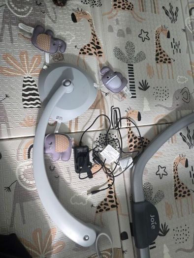 joie serina swivel baby swing in elephant duo