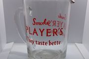 Vintage : Smoke Player's They Taste Better : 1950s Glass Water Jug