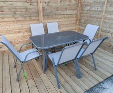Outdoor Dining Table & 6 Chairs